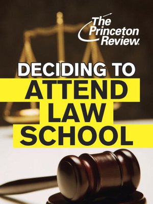 cover image of Deciding to Attend Law School